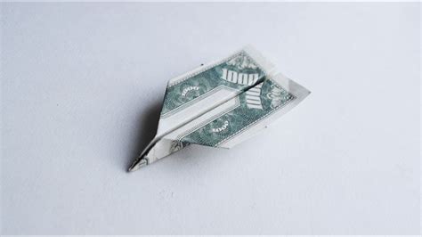 Easy Money Plane Origami Dollar Tutorial Diy Plane Origami Money