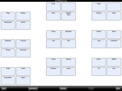 Seating Charts Are Now A Breeze ~ No Limits On Learning