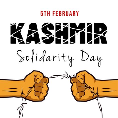 Free Kashmir Solidarity Day Poster Template Postermywall
