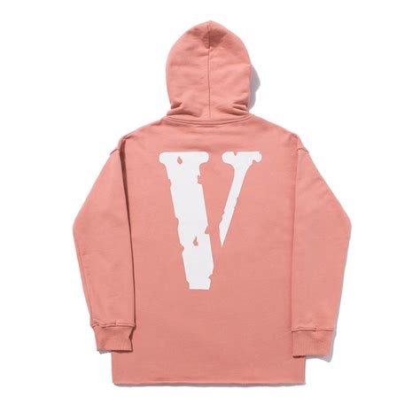 Vlone Pink Blue Hoodie