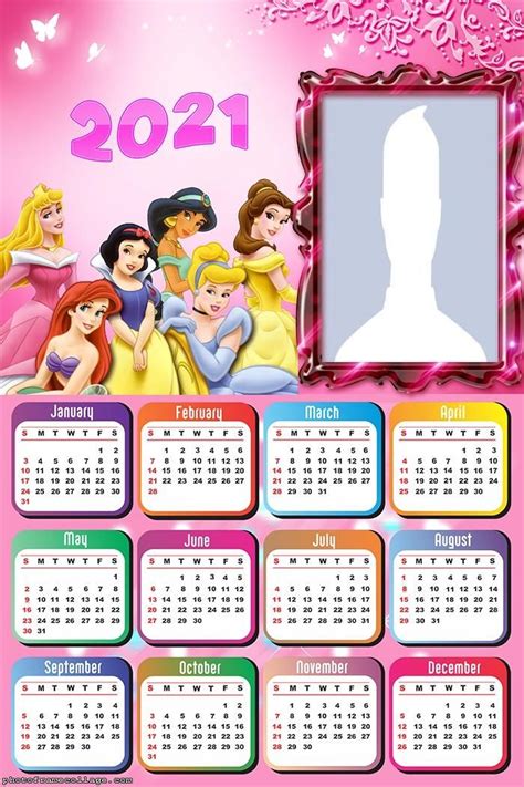 Join our email list for free to get updates on our latest 2021 calendars and more printables. All Disney Princesses Calendar 2021 | Yeni yıl kartı, Okul öncesi, Fotoğraf