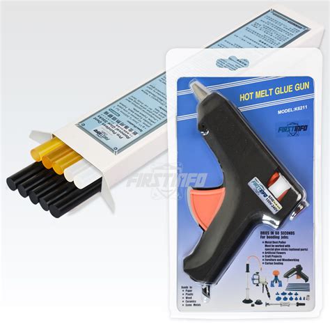 Hot Melt Powerful 60w Quick Heating Glue Gun Pdr Tools With 10 Pcs