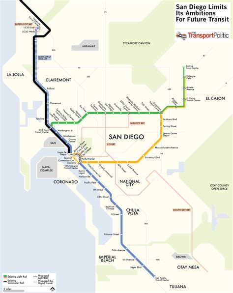 Trolley Stations San Diego Map