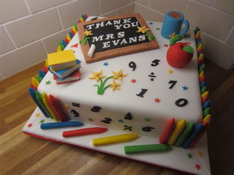 Make picking the perfect cake for your wedding a walk in the park. School teacher cake | Teacher cakes, School cake, Teachers ...