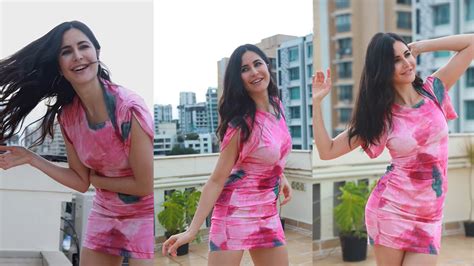 Hot Video Katrina Kaif Flaunts Her Hourglass Figure In A Bodycon Dress Fans Sweat
