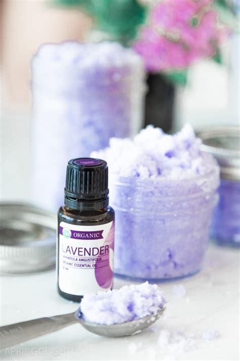 Effortless Lavender Sugar Scrub Recipe April Golightly