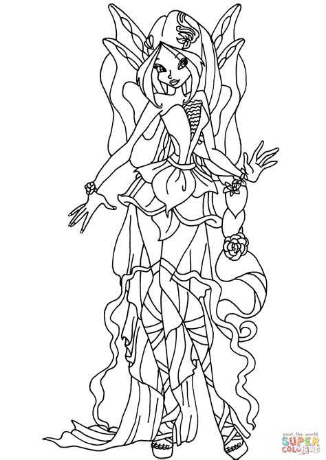 Winx Club Flora Harmonix Coloring Pages 2019 Open Coloring Pages