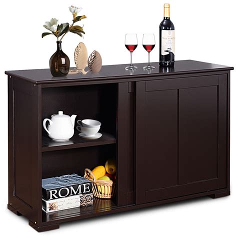 Closetmaid 1556 pantry cabinet espresso walmart. Costway Kitchen Storage Cabinet Sideboard Buffet Cupboard ...
