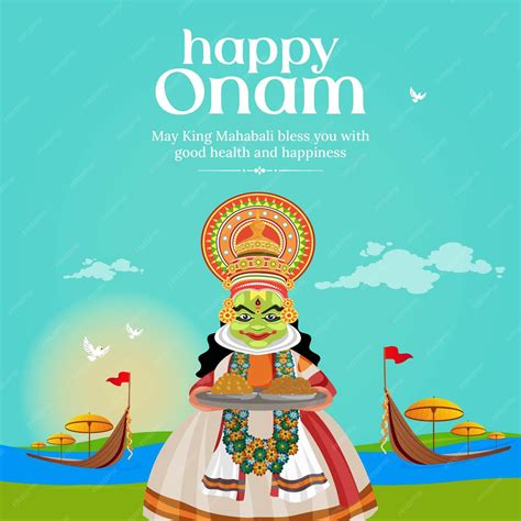 Premium Vector Happy Onam Indian Festival Banner Design Template