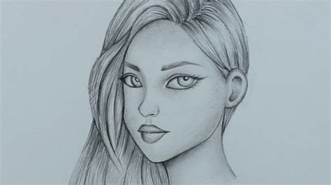 How To Draw A Girl Face For Beginners Step By Step