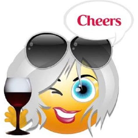 Girl Cheers Funny Emoji Faces Funny Emoticons Funny Emoji