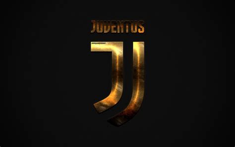 Juventus wallpapers with the logo of football club juventus f.c. Download wallpapers Juventus FC, golden new logo, new ...