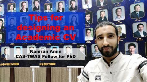Scholarships can be included under the education summary. Tips to Design an Academic CV - YouTube