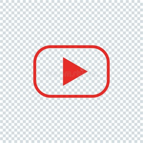 Red Youtube Play Button Stock Illustrations 846 Red Youtube Play