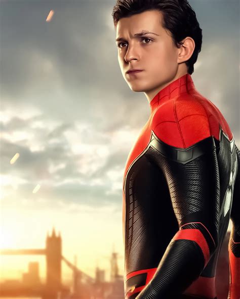 3840x2160 Tom Holland Spider Man Far From Home Poster 4k Wallpaper Hd