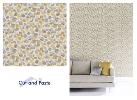 Arthouse Painted Dot Mustard Yellow Wallpaper 676200 For Sale Online