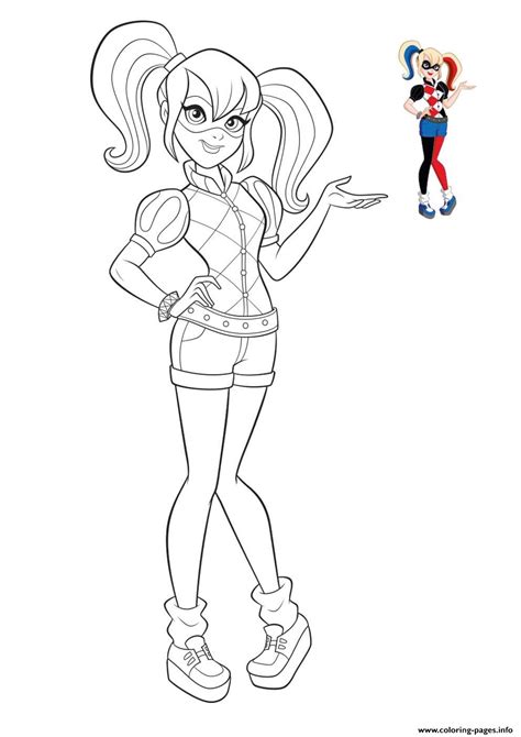 Best Coloring Pages Site Harly And Batgirl Coloring Pages