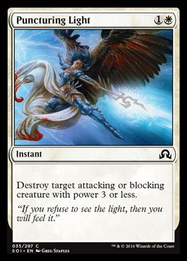 Target redcard customer service number for credit card debit card & mastercard. Puncturing Light | SHADOWS OVER INNISTRAD Visual Spoiler