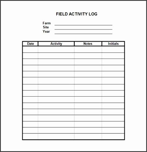 Eyewash log sheet editable template printable : 10 Editable Work Log Template - SampleTemplatess ...