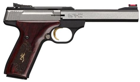 Browning Buck Mark Medallion Rosewood 22 Lr Semi Automatic Pistol