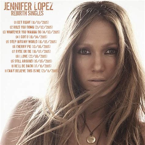 Jennifer Lopez Rebirth Singles Leaheartbrokens Blog Fotp