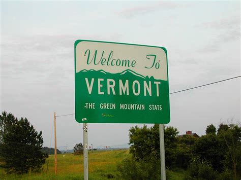 50 Welcome Signs For The 50 United States Of America Vermont United