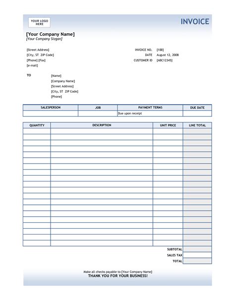 Leave a lasting impression on your customers. Invoice Excel Template — excelxo.com