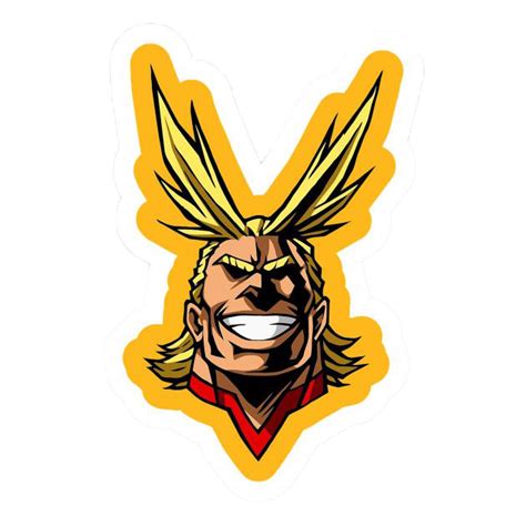 All Might Mighty Sticker Weebscult