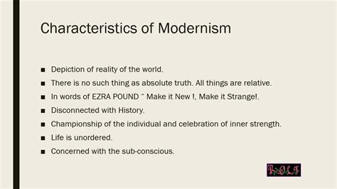 🏷️ Modern Period Literature Characteristics Modernism In Literature