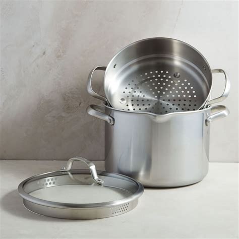 As we've already mentioned, stainless steel kitchen islands look beautiful in combination with wooden furniture. Greenpan® Nonstick Venice Pro Stainless Steel Stock Pot ...