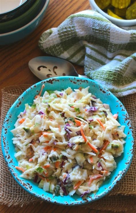 Place cabbage, carrots, green pepper and onion into a large bowl. Memphis-Style Coleslaw | The McCallum's Shamrock Patch