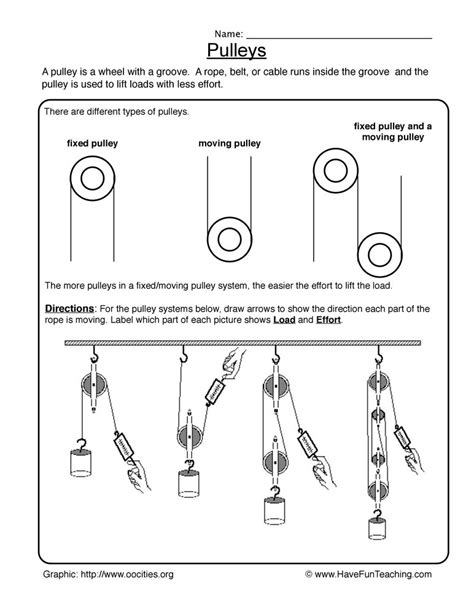 Wave speed equation practice problems answer key. pulleys worksheet | Simple machines, Worksheets, Science ...