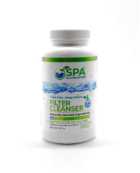 Spa And Hot Tub Filter Cleanser Spa Platinum Pro Hot Tub Spa And Pool Products All Made