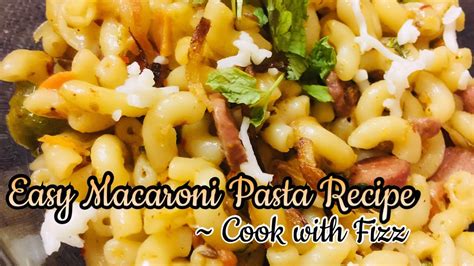 How To Make Macaroni Pasta Easy Homemade Macaroni Pasta Easy Recipe
