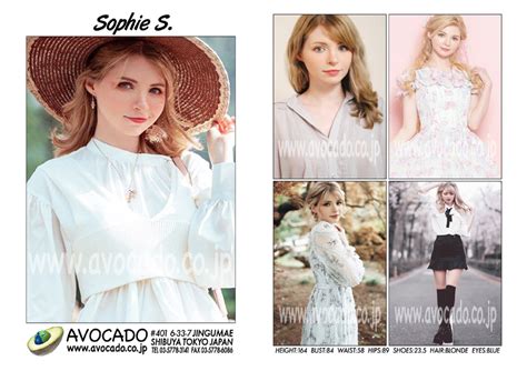 sophie s models ｜ avocado 外国人モデル事務所／model agency tokyo