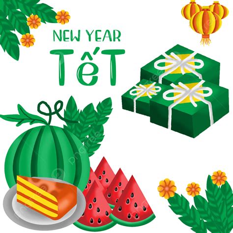 Tet New Year Vector Png Images Vietnamese New Year Tet Zongzi 2021