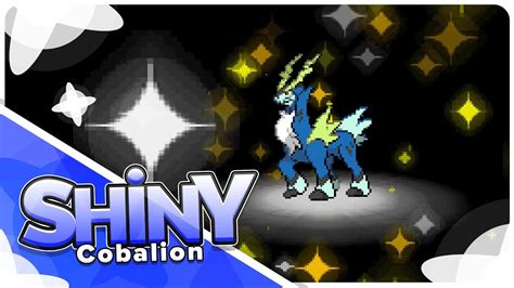 Live Shiny Cobalion In 2775 Srss In Black 2 Youtube