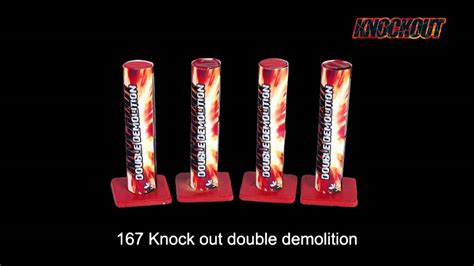 167 Knock Out Double Demolition Vuurwerk Youtube