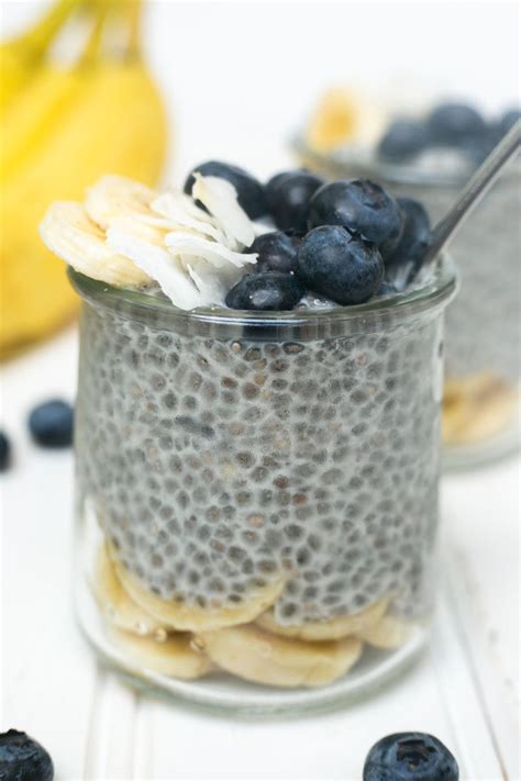 Simple Chia Seed Pudding With Bananas And Berries The Perfect Healthy
