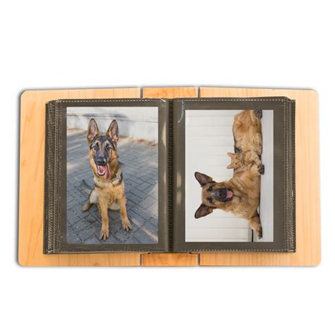 The pet memorial wind chime is one of my favorite pet memorial ideas. Personalized Pet Memorial Wooden Photo Album