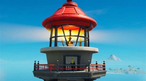 Where To Land At Fortnite Apres Ski Mount Kay And Lockies Lighthouse