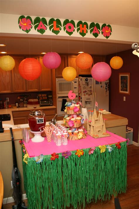 Hawaiian Birthday Party Decorations Health