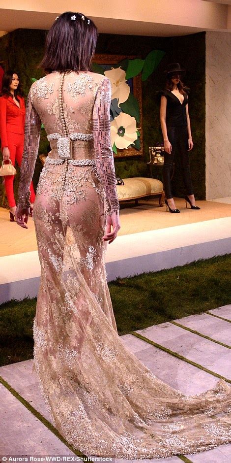 kendall jenner bares naked derriere in sheer gown at the my xxx hot girl