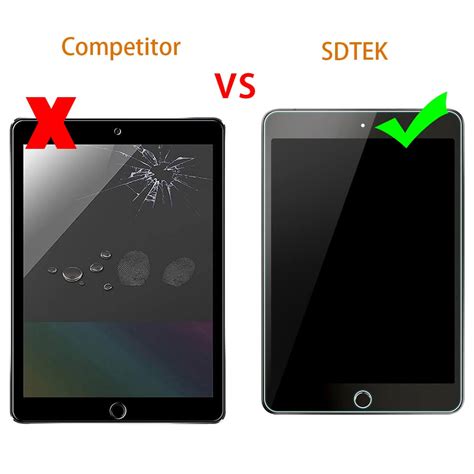 It offers an outstanding performance, a pretty screen, a long battery life, and a great build quality. SDTEK 2x Tempered Glass Screen Protector for Apple iPad ...