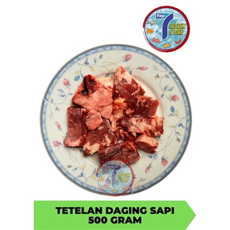 Jual Tetelan Daging Sapi Beku Frozen 500 Gr Shopee Indonesia