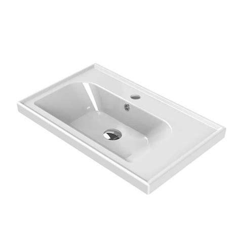 Nameeks Frame Wall Mounted Bathroom Sink In White Cerastyle 031100 U