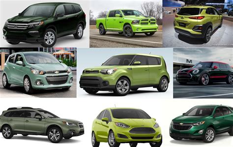 Captivating Car Colors Which 2018 Models Are Available In Green The