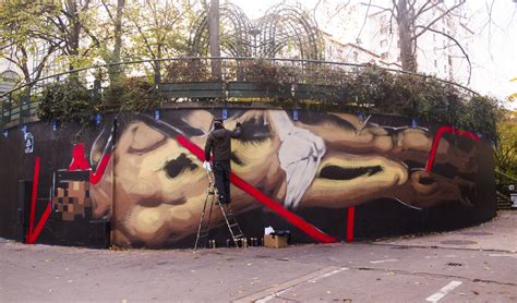 Ozmo Mural For The World Aids Day In Paris France Streetartnews