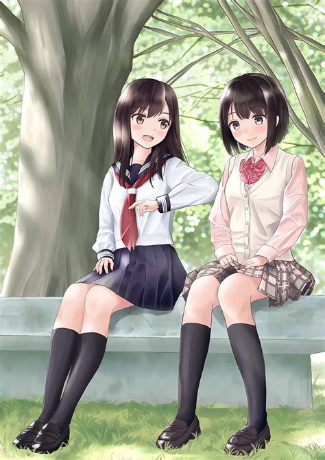 1920x1080px Free Download Hd Wallpaper Anime Anime Girls Park