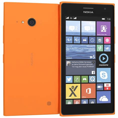 Nokia Lumia 730 Dual Sim Bright Orange F Mobilsk